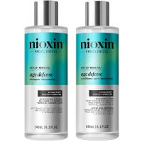 nioxin pro clinical age defense shampoo and conditioner bundle