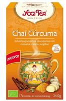 yogi tea infusion chai curcuma 17 bolsitas
