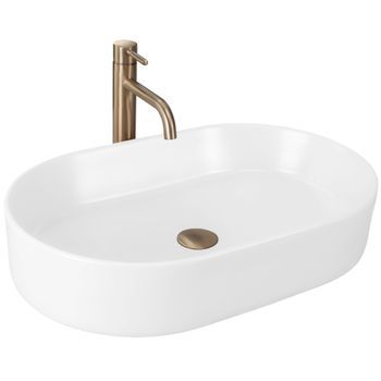 Lavabo Sobre Encimera Rea Nadia 60 White Matt
