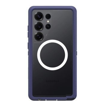 Funda para móvil OtterBox Defender XT Cover plástico púrpura transparente con imanes para Galaxy S25 Ultra