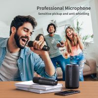 maquina de karaoke zealot-s32 sistema de altavoces portatil con bluetooth 53 y 1-2 microfonos inalambricos regalos para cantar en casa y en familia