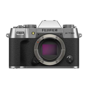 Cámara Mirrorless Fujifilm X-T50 CMOS 5 HR 40.2MP Estabilizador Cuerpo MILC WiFi Plata