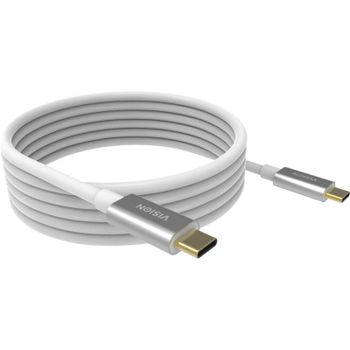 Cable USB Vision TC 4MUSBC 4 m USB-C a USB-C USB 3.2 Gen 2 Blanco