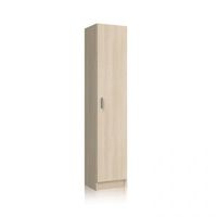 armario de 1 puerta 37x180 cm multiusos roble 37 x 180 x 37cm cm