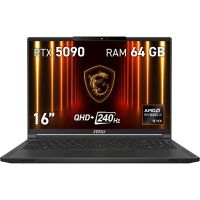 msi stealth a16 ai a3xwjg-038es oled amd ryzen ai 9 hx 370 64gb 1tb ssd rtx 5090 16 w11