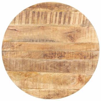 Mesa De Comedor - Mesa De Cocina De Madera De Mango Rugosa 80 Cm