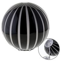 sobremesa toropi 1xe27 al20xd20cm cristal blanconegro
