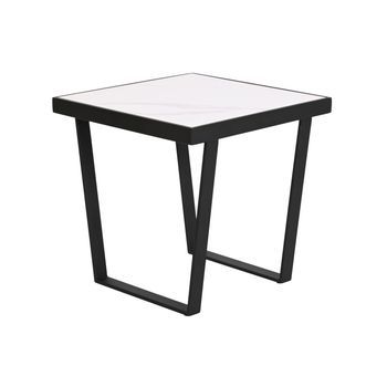 Mesita Auxiliar Metal Ceramica 50x50x50 10,15