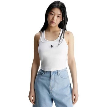 Calvin Klein Jeans Camiseta tirantes Cotele luxe para mujer