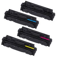 compatible multipack canon i-sensys lbp-664cx printer toner cartridges 4 pack -5056359920099