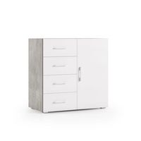 mueble multiusos con puerta y cajon w90cm h87cm d 41cm