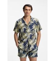 boss para hombre 50535793 camisa beach beige s casual viscosa manga corta