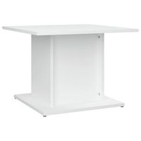 mesa de centro 555x555x40 cm madera - blanco