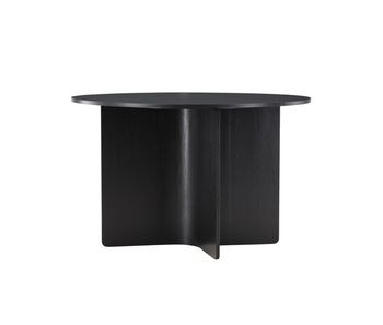 Mesa de comedor tyreso 120x120x76 negro