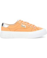 de no name - reset sneaker woman canvas abricot-mercure