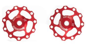 Sb3 11 speed jockey wheels   11t rojo