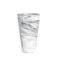jarron de resina gris 25 cm