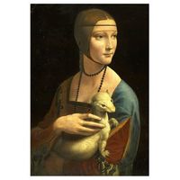 legendarte - cuadro lienzo impresion digital - la dama del armino - leonardo da vinci - decoracion pared cm 60x80