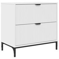 mesa de noche blanco 635 x 36 x 61 cm madera de ingenieria vidaxl