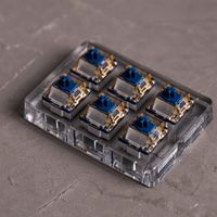 akko astrolink interruptores magneticos de alta precision 36gf interruptor lineal pc lubricado en fabrica con vastago pom para teclado de efecto hall 6 uds