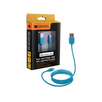 Certified Apple MFi Ultra-Compact Phone Cable Blue