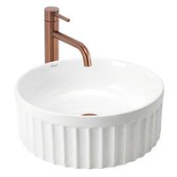 lavabo sobre encimera rea duo white