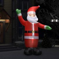 papa noel inflable con leds decoracion navidena  decoracion fiesta ip44 3 m cfw162018