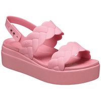 crocs sandalias sandales brooklyn woven upper tige en matliter para mujer
