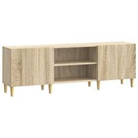 mueble de tv roble sonoma 150 x 31 x 50 cm madera de ingenieria vidaxl