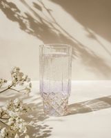 vaso de vidrio multicolor 76x76x16 cm
