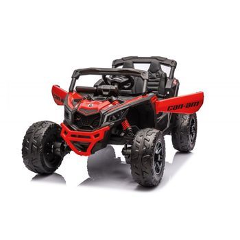 Can Am Maverick Mini Utv 24v Mp4 Rojo - Coche Eléctrico Infantil Para Niños Batería 24v Con Mando Control Remoto