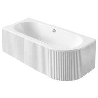 banera de esquina orion stripe white 170 left