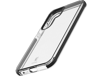 Funda móvil - CellularLine TETRA, Para Samsung Galaxy S25, Negro y Transparente