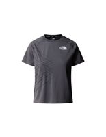 camiseta the north face ma ss graphic mujer gris