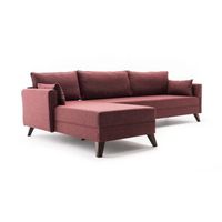 sofa rinconera bella izquierdo 1 rojo burdeos