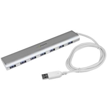 StarTech Concentrador Hub USB 3.0 7 Puertos con Cable