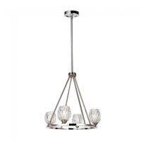 lampara de techo rubin 4 luces