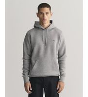 gant para hombre 2007058 sudadera con capucha escudo gris l casual algodon manga larga