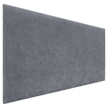 Dhome Cabecero Gris Oscuro 90cm Acabado Toalla Soft Tapizado Liso 4cm Grosor 70 Alto Tejido Suave Para Pared Acústicos Cabeceros Absorbentes (90cm, 4cm - 70 Al. - Gris Oscuro)