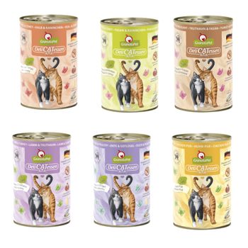 GranataPet DeliCatessen 6 x 400 g - Pack de prueba - Pack mixto III (sin pescado)