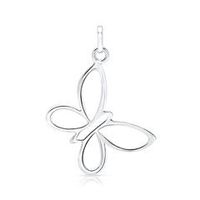 colgante plata 925 mariposa