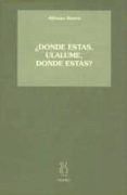 donde estas ulalume donde estasr