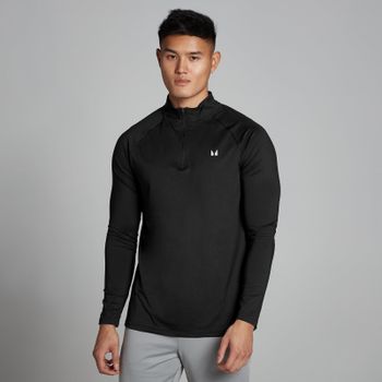 Camiseta de entrenamiento con cremallera de 1/4 para hombre de MP - Negro - XL
