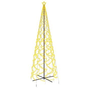 Árbol De Navidad Cónico 1400 Led Blanco Cálido 160x500 Cm