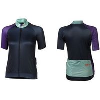 xlc je-s19 camiseta manga corta race mujer azulverde lima