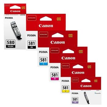 Canon PGI-580PGBK/CLI-581BK/PB Ink Cartridge Multipack (Includes Photo Blue) (6 Pack)