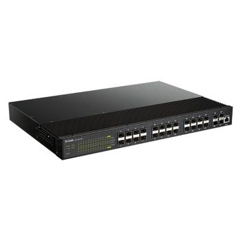 Switch D-Link DIS-700G-28XS Gestionado L2+ 24 SFP 1G 4 SFP+ 10G 1U