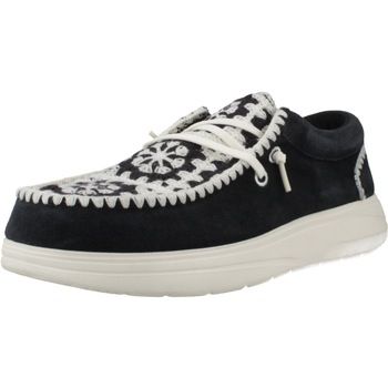 HEYDUDE Zapatillas Wendy Comf Suede Crochet para mujer