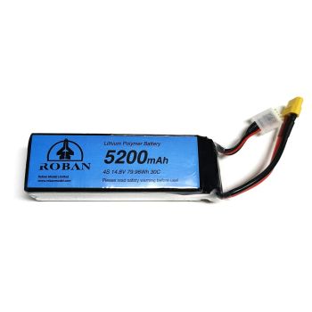 Piezas de repuesto para helicóptero RC ROBAN 470L 14.8V 5200mAh 79.96Wh 30C 4S LiPo Batería con conector XT60