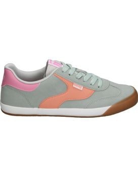 Zapatillas Mustang Court 60940 Verdes Y Multicolor Para Mujer 38